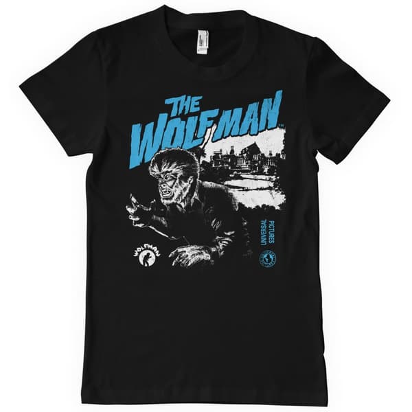 The Wolf Man T-Shirt Black Large