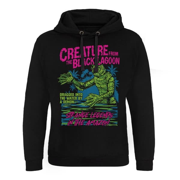 The Creature From The Black Lagoon Epic Hoodie Black Medium