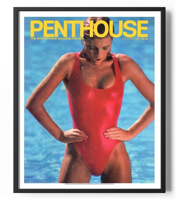 Penthouse Magazine October 1985 Cover Poster 50x40