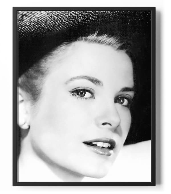 Grace Kelly Close Up Poster 50x40