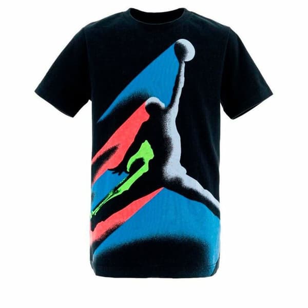 Lasten Lyhythihainen paita Jordan 23 Fade Away Musta - 8-10 vuotta