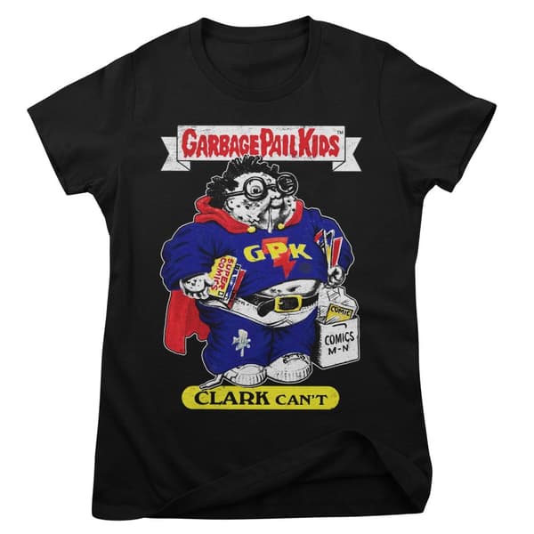 Garbage Pail Kids - Clark Can't Girly Tee Black XX-Large