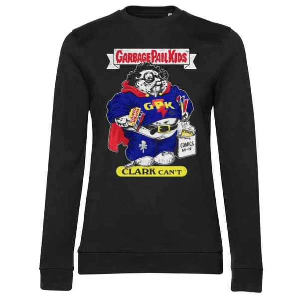 Garbage Pail Kids - Clark Can't Girly Sweatshirt Black Large