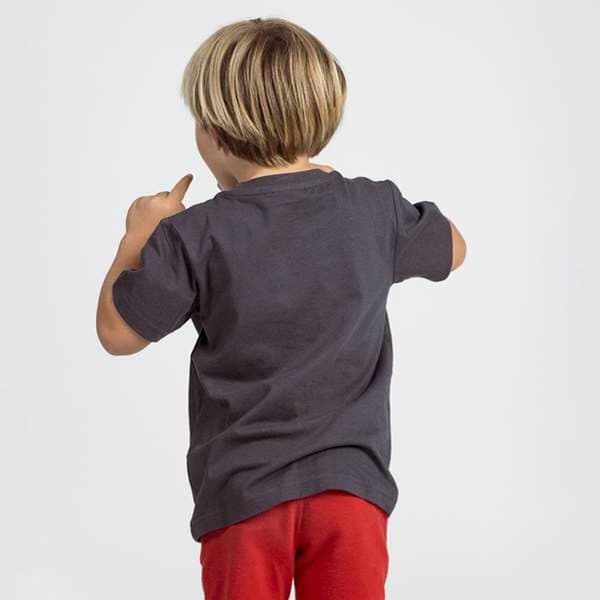 T-shirt med kortärm Barn Spider-Man Mörkgrå - 7 år
