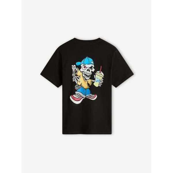 Barn T-shirt med kortärm Vans Lil Reggie SS VN000JC4BLK1 Svart - 12 år