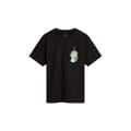 Miniatyrbillede 1 af 4: Børne Kortærmet T-shirt Vans Lil Reggie SS VN000JC4BLK1 Sort - 10 år