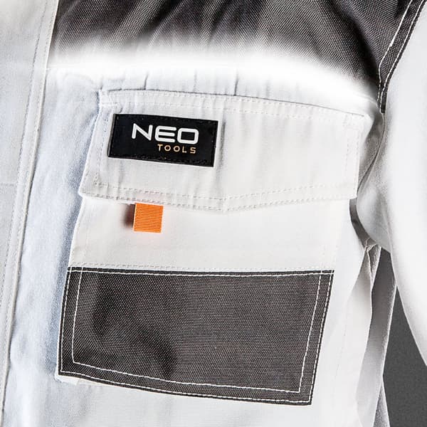 Hvid arbejdsbluse, HD, str. XXL/58