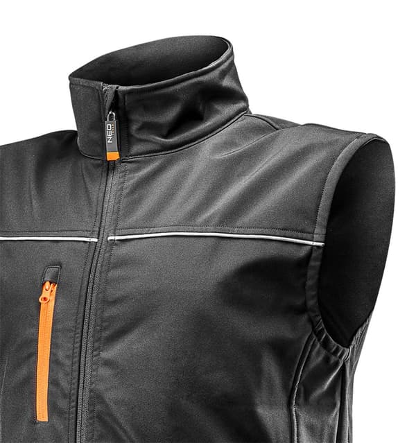 Softshell arbejdsvest, str. S
