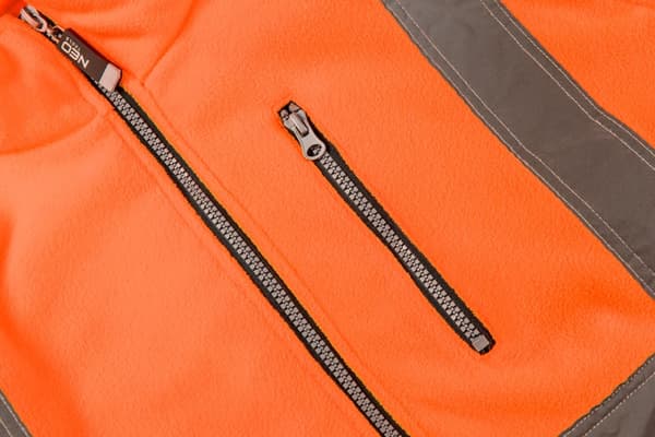 Advarsel fleece sweatshirt, orange, str. S