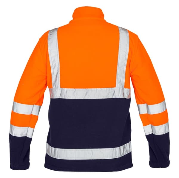 Advarsel fleece sweatshirt, orange, str. S
