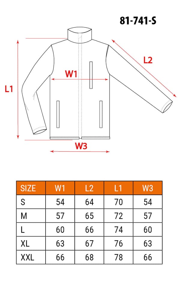 Advarsel fleece sweatshirt, orange, str. S