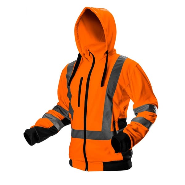 Advarsels arbejdsjakke, orange, str. XXL