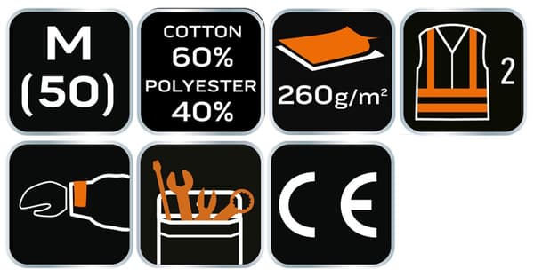 Advarsels sweatshirt 40% polyester, 60% bomuld, 260 gsm, str. M