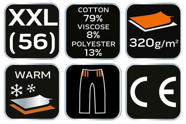COMFORT joggingbukser, gråmeleret, størrelse XXL