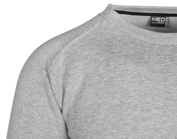 COMFORT sweatshirt, gråmeleret, str. L