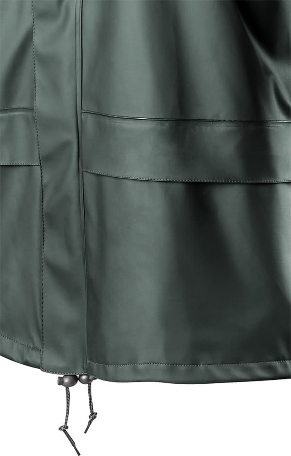 PU/PVC regnfrakke, EN 343, str. M