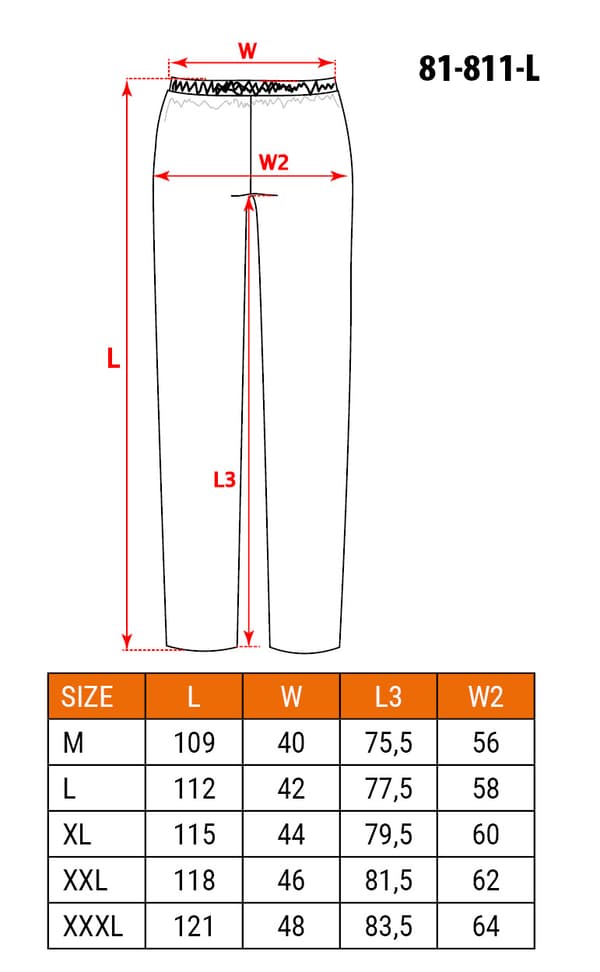 Sadehousut PU/PVC, EN 343, koko L