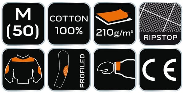 Motosynthesis-työpaita, 100% rip stop puuvillaa, koko M