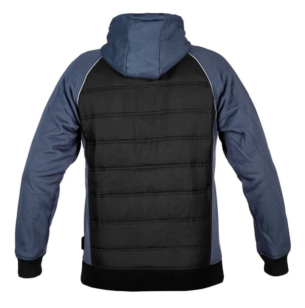 Stickad, isolerad sweatshirt med huva, storlek XXL