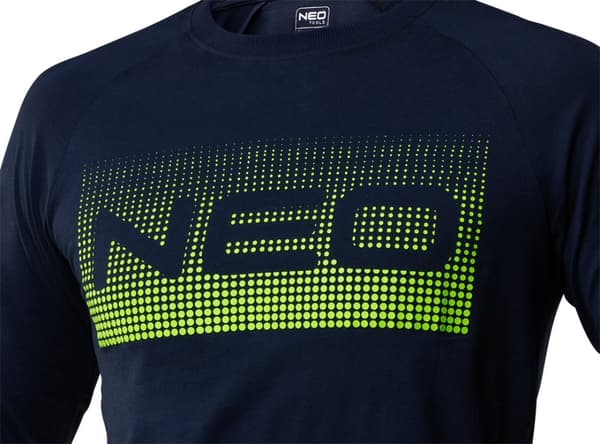 PREMIUM langærmet T-shirt, NEO print, størrelse XXL