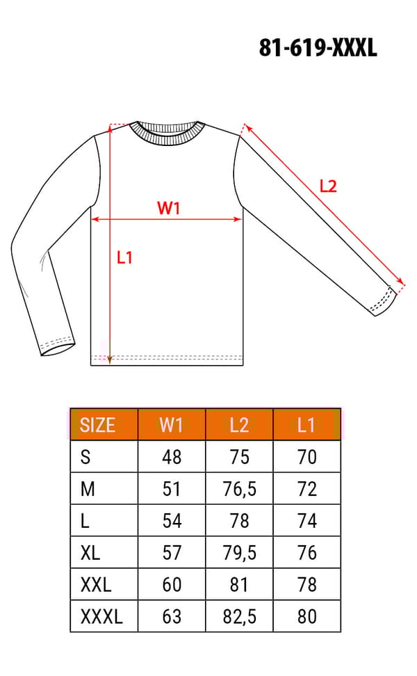 PREMIUM langærmet T-shirt, NEO print, størrelse XXXL