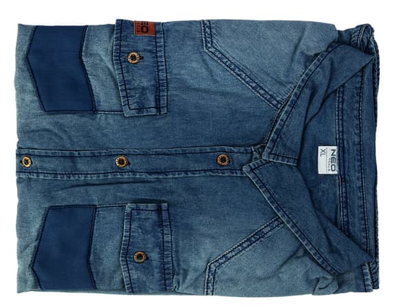 DENIM arbejdsskjorte, str. XXL