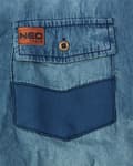 Miniatyrbillede 9 af 10: DENIM arbejdsskjorte, str. XXL
