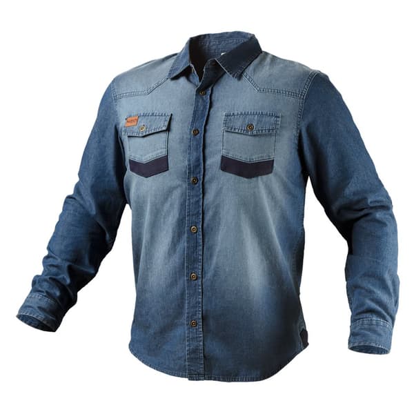 DENIM arbejdsskjorte, str. XXL