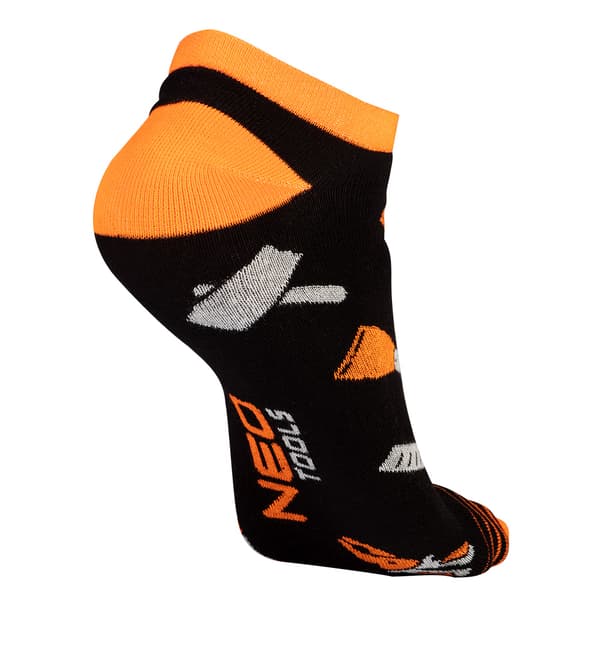 NEO TOOLS värikkäät sukat, lyhyet, koko 39-42