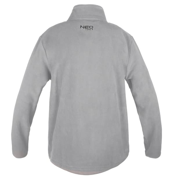 Fleece-paita, harmaa, koko XXL