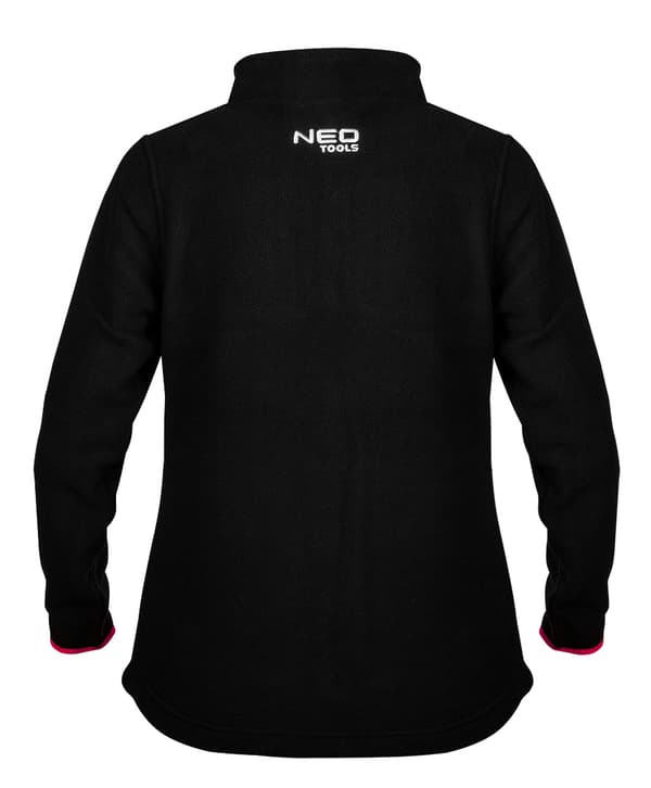 Damtröja i fleece, svart, storlek XXL