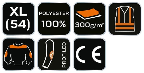 PREMIUM arbetsfleece, Cordura-förstärkningar, storlek XL