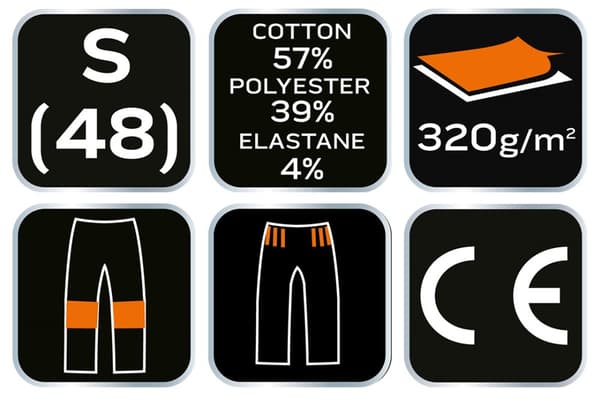 COMFORT joggingbukser, grå-sorte, størrelse S