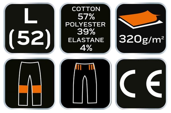 COMFORT joggingbukser, grå-sorte, størrelse L