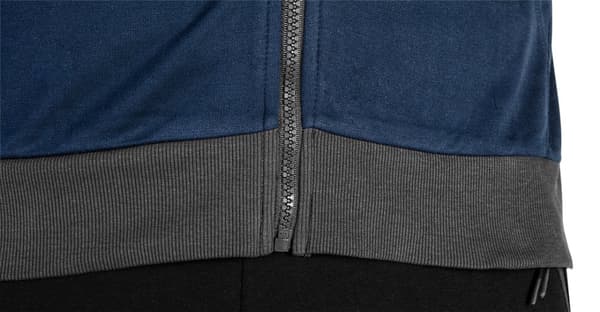 COMFORT luvtröja med dragkedja, marinblå, storlek XXXL