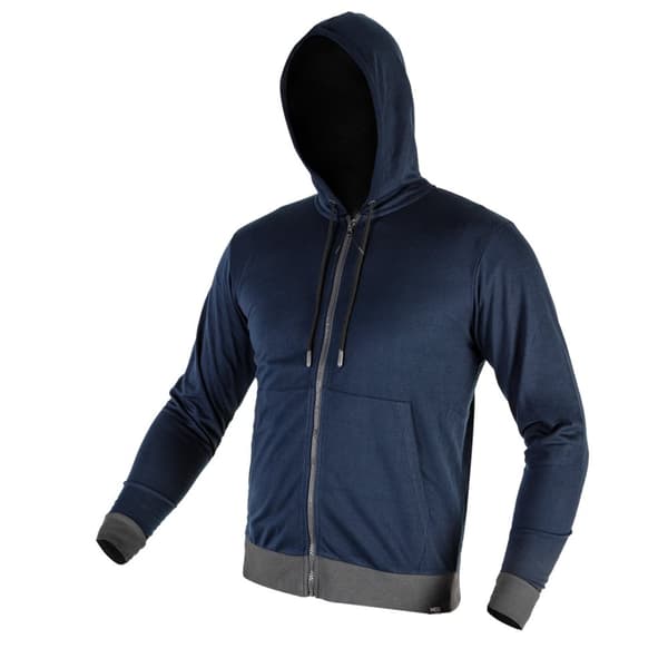 COMFORT luvtröja med dragkedja, marinblå, storlek XXXL