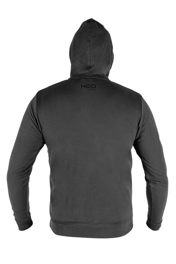 COMFORT vetoketjullinen huppari, harmaa, koko XXL
