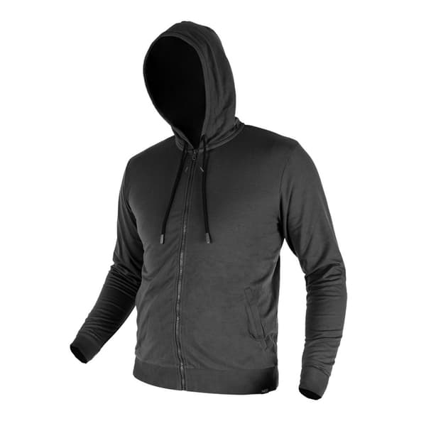 COMFORT vetoketjullinen huppari, harmaa, koko XXL