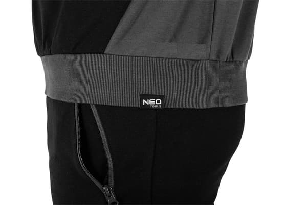 COMFORT sweatshirt, grå-svart, storlek M