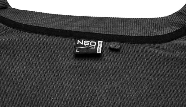 COMFORT sweatshirt, grå-sort, størrelse L