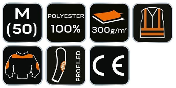 PREMIUM arbejdsfleece, sort, Cordura-forstærkninger, str. M