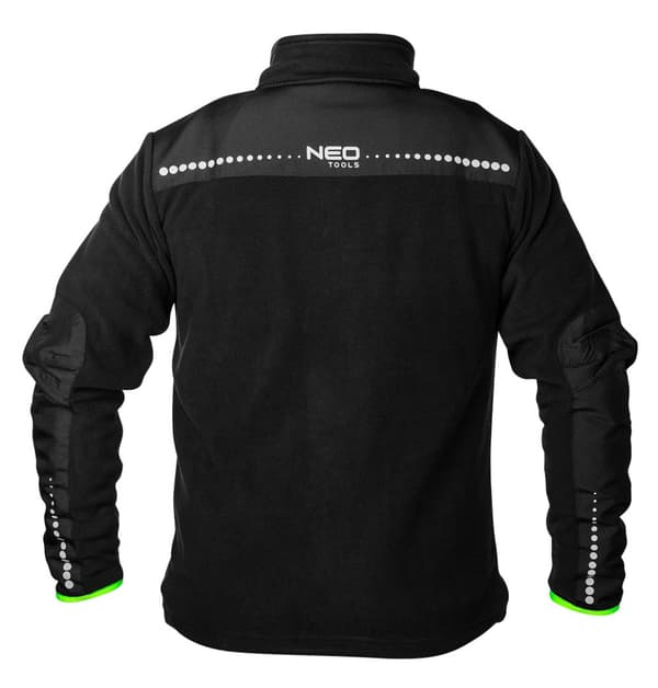 PREMIUM-työfleece, musta, Cordura-vahvikkeet, koko L