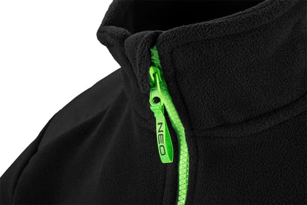 PREMIUM-työfleece, musta, Cordura-vahvikkeet, koko L