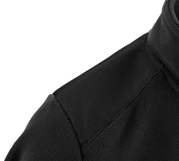 PREMIUM työfleece, musta, Cordura-vahvikkeet, koko XXL