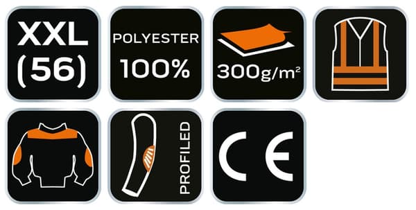 PREMIUM arbejdsfleece, sort, Cordura-forstærkninger, str. XXL