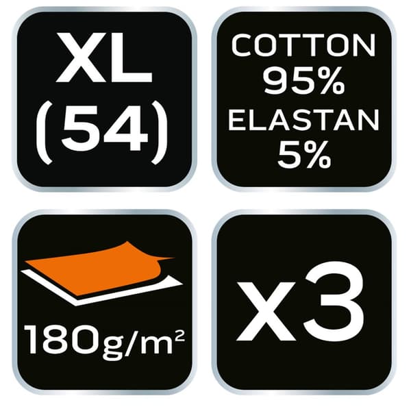 Basic boxershorts, 3-pack, storlek XL