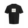 Miniatyrbild 1 av 2: T-shirt med kortärm Herr Jack & Jones JORSPLIT AOP BRANDING TEE 12272993 Svart - L