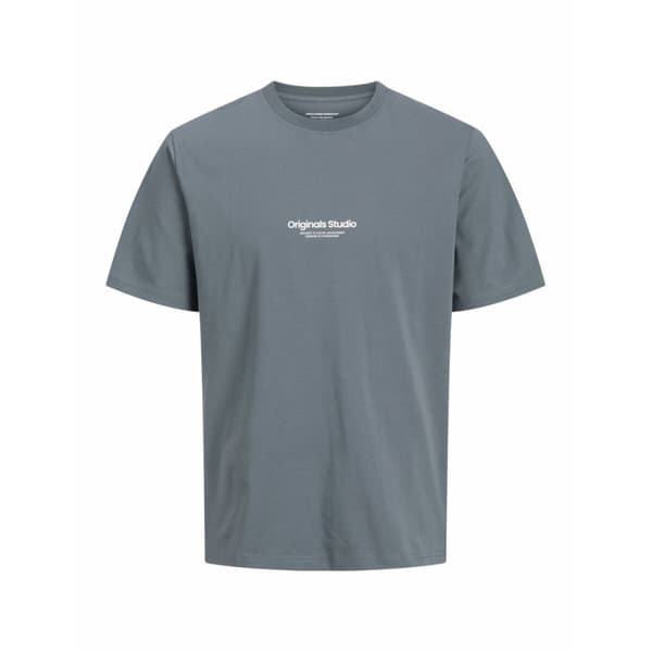 Kortarmet T-skjorte til Menn Jack & Jones JORVESTERBRO TEE SS 12240121 Grå - L