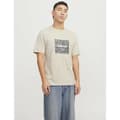 Miniatyrbilde 3 av 7: Kortarmet T-skjorte til Menn Jack & Jones JCOTARMAC CAMO FRONT TEE Beige - M