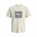 Miniatyrbilde 1 av 7: Kortarmet T-skjorte til Menn Jack & Jones JCOTARMAC CAMO FRONT TEE Beige - M